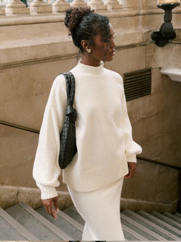 Pretty Lavish Camille Balloon Sleeve Knit Jumper