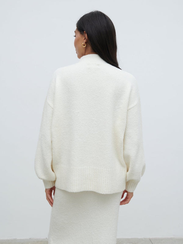 Pretty Lavish Camille Balloon Sleeve Knit Jumper