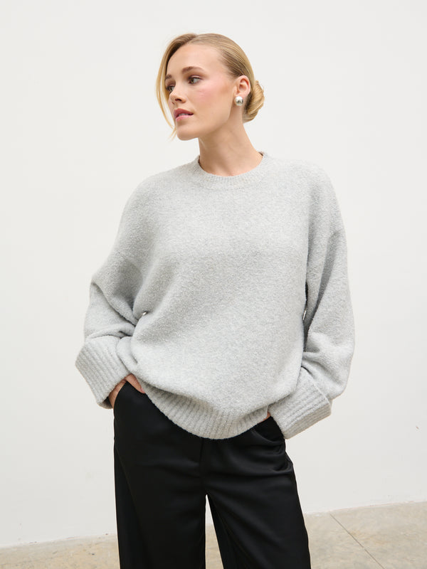Pretty Lavish Camille Oversized Borg Jumper
