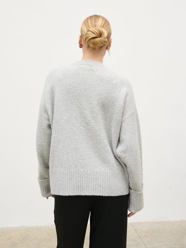 Pretty Lavish Camille Oversized Borg Jumper