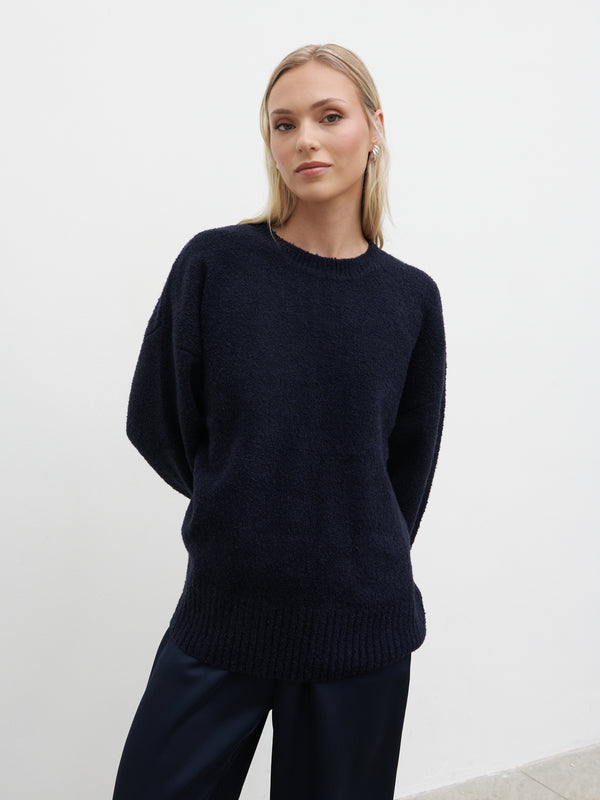 Pretty Lavish Camille Oversized Borg Jumper
