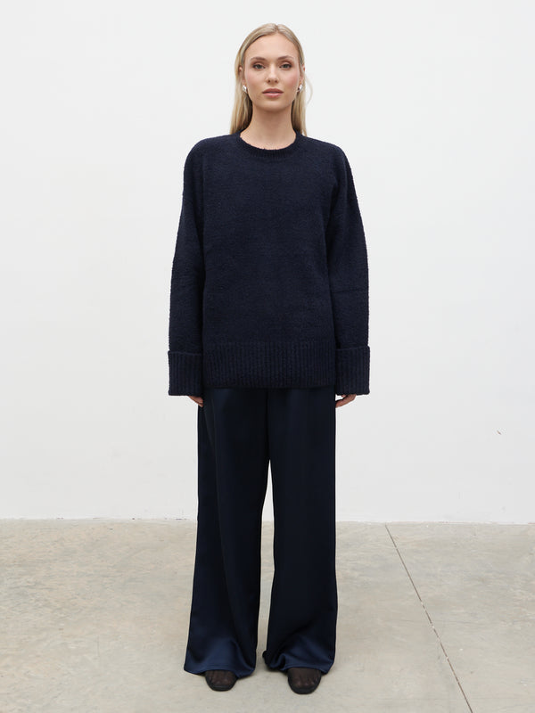 pretty lavish Camille Oversized Borg Jumper