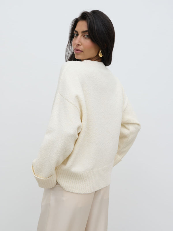 Pretty Lavish Camille Oversized Borg Jumper