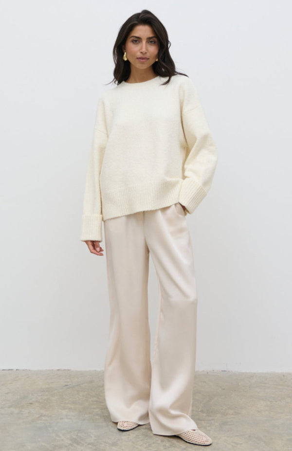 pretty lavish Camille Oversized Borg Jumper