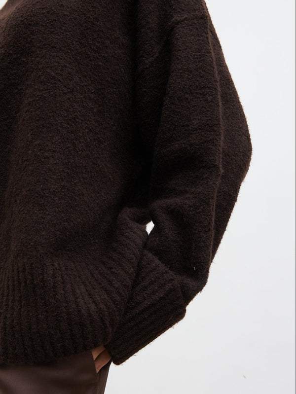 Pretty Lavish Camille Oversized Borg Jumper