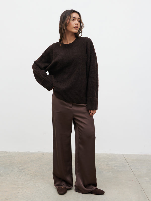 pretty lavish Camille Oversized Borg Jumper