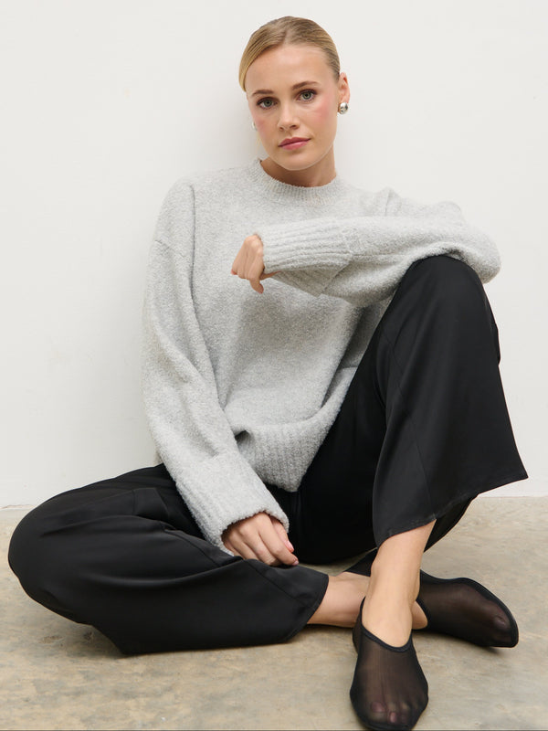 pretty lavish Camille Oversized Borg Jumper