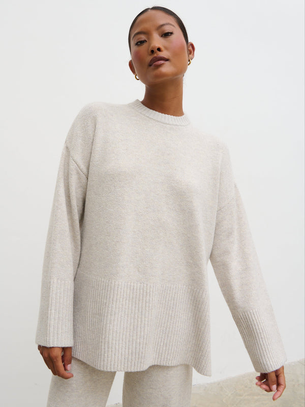 pretty lavish Chelsea Seam Detail Knit Jumper