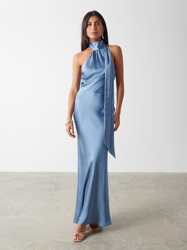 pretty lavish Chloé Scarf Maxi Dress