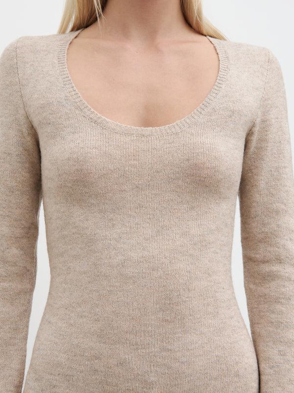 Pretty Lavish Clara Scoop Neck Knit Dress