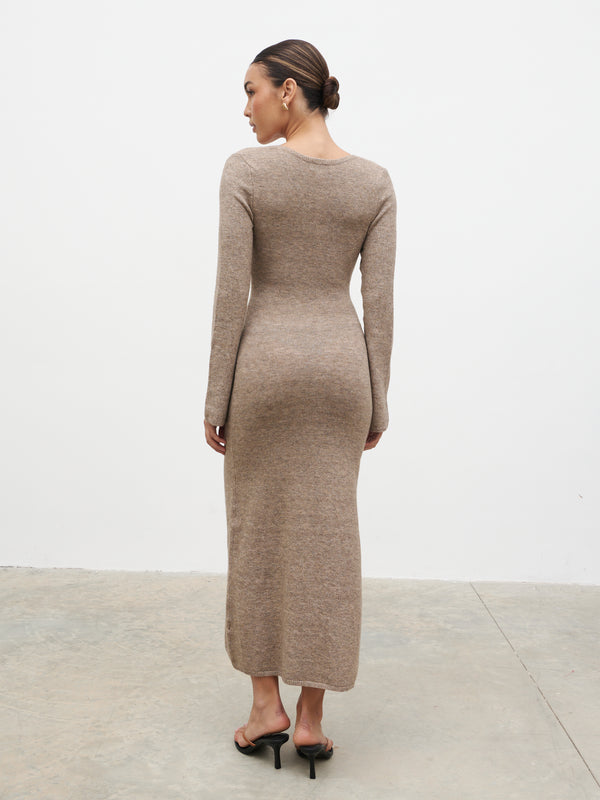 Pretty Lavish Clara Scoop Neck Knit Dress