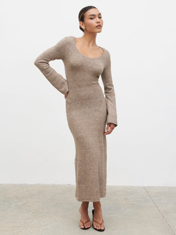 pretty lavish Clara Scoop Neck Knit Dress