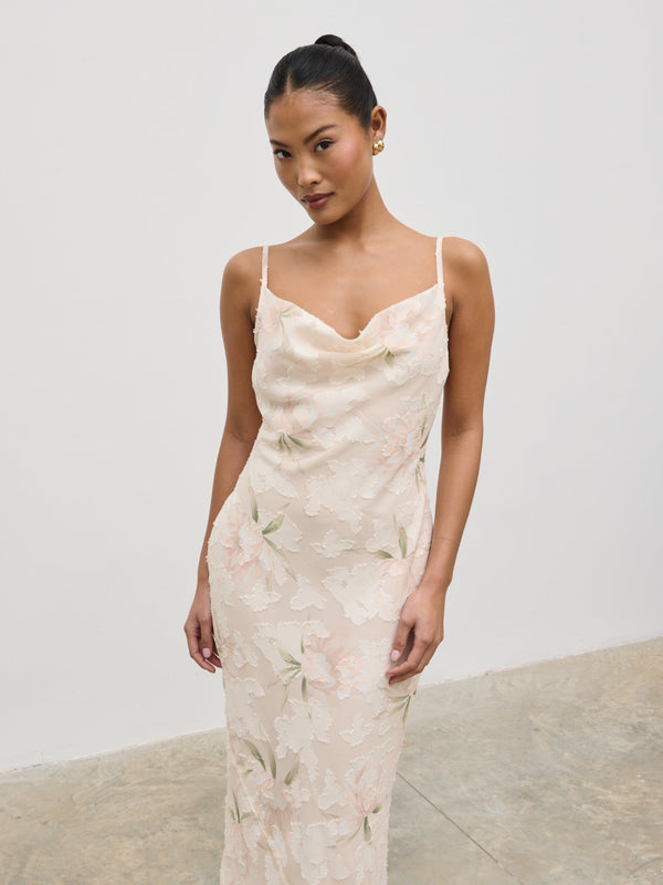 Pretty Lavish Eden Jacquard Maxi Dress