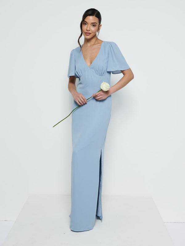 Pretty Lavish Edie Chiffon Maxi Bridesmaid Dress