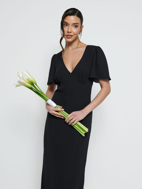 Pretty Lavish Edie Chiffon Maxi Bridesmaid Dress