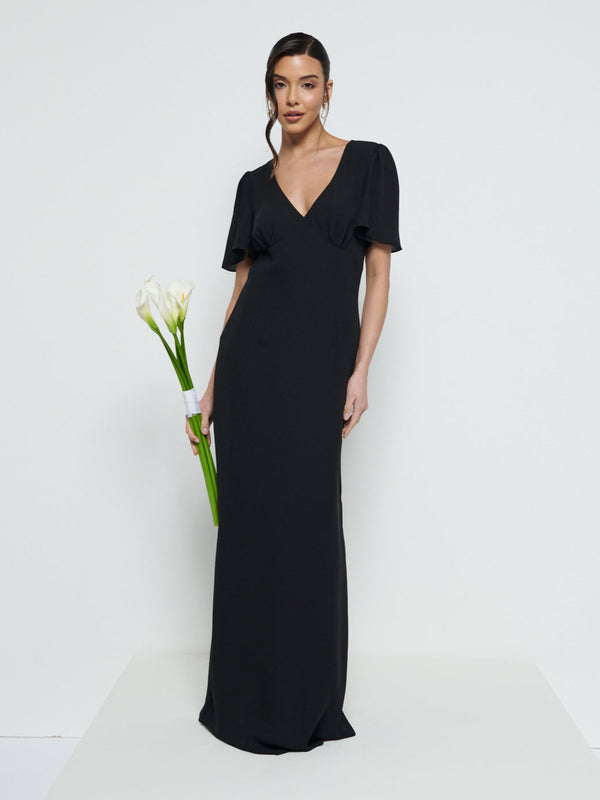 pretty lavish Edie Chiffon Maxi Bridesmaid Dress