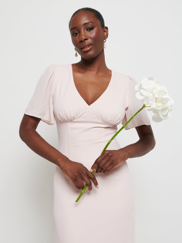 Pretty Lavish Edie Chiffon Maxi Bridesmaids Dress