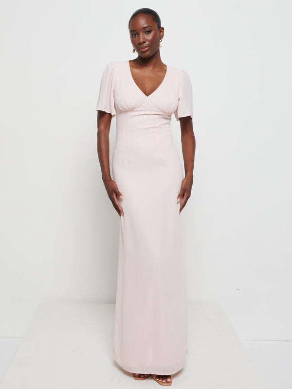 Pretty Lavish Edie Chiffon Maxi Bridesmaids Dress