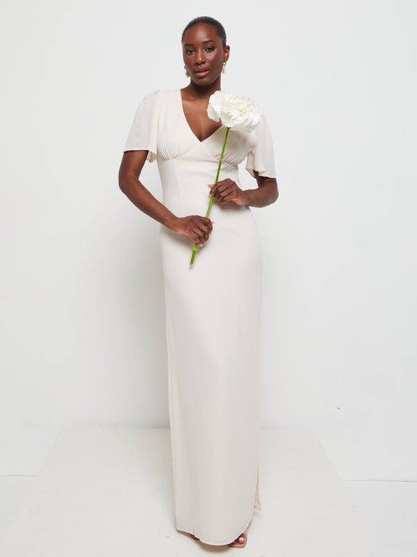 pretty lavish Edie Chiffon Maxi Bridesmaids Dress