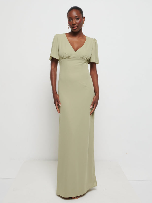 pretty lavish Edie Chiffon Maxi Bridesmaids Dress
