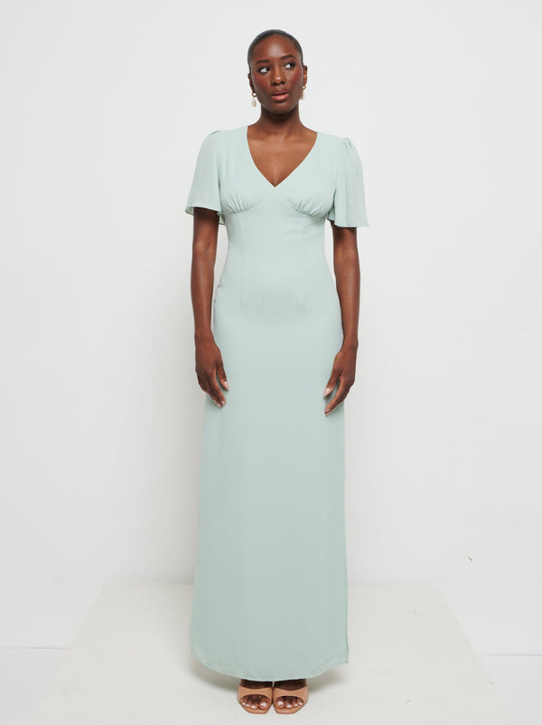 Pretty Lavish Edie Chiffon Maxi Bridesmaids Dress