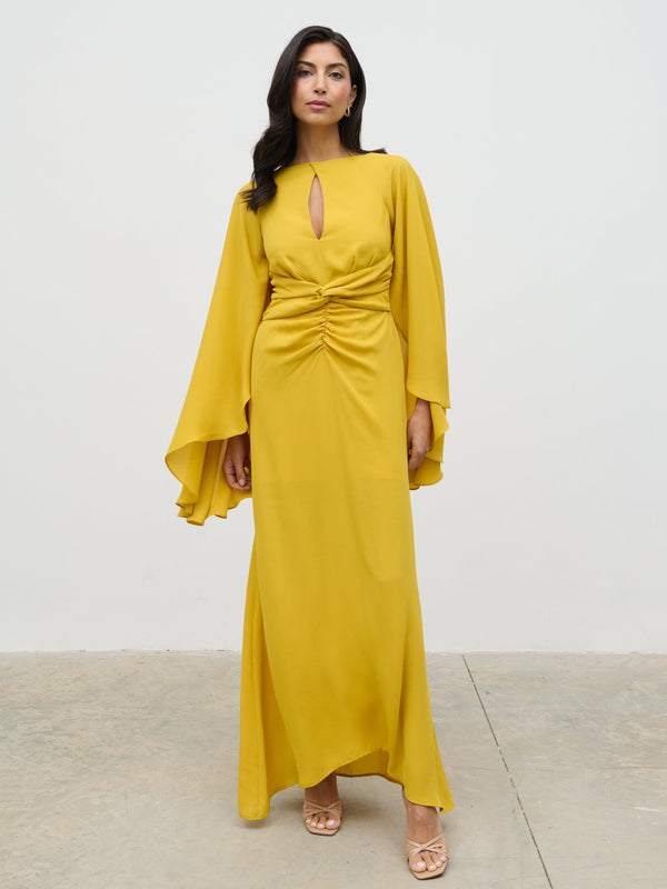 Pretty Lavish Ellison Cape Knot Maxi Dress