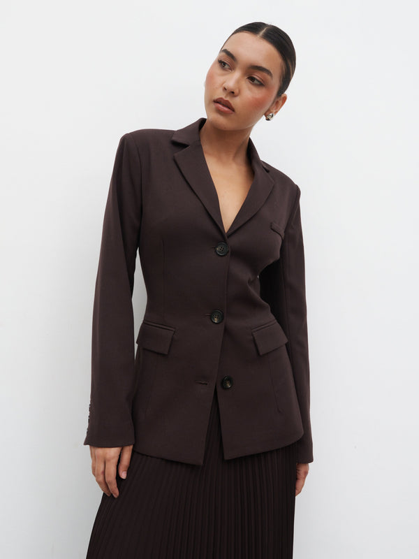 Pretty Lavish Elsa Cinched Blazer