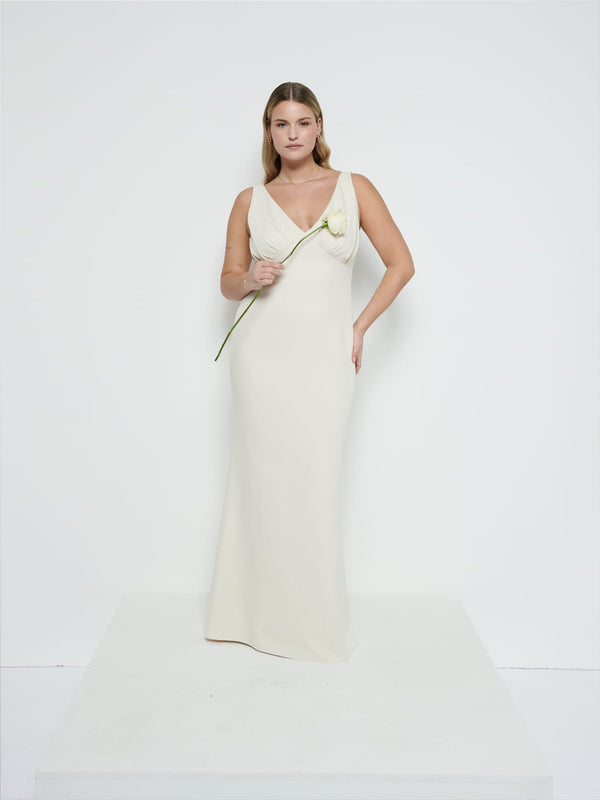 Pretty Lavish Esmee Crepe Maxi Bridesmaid Dress