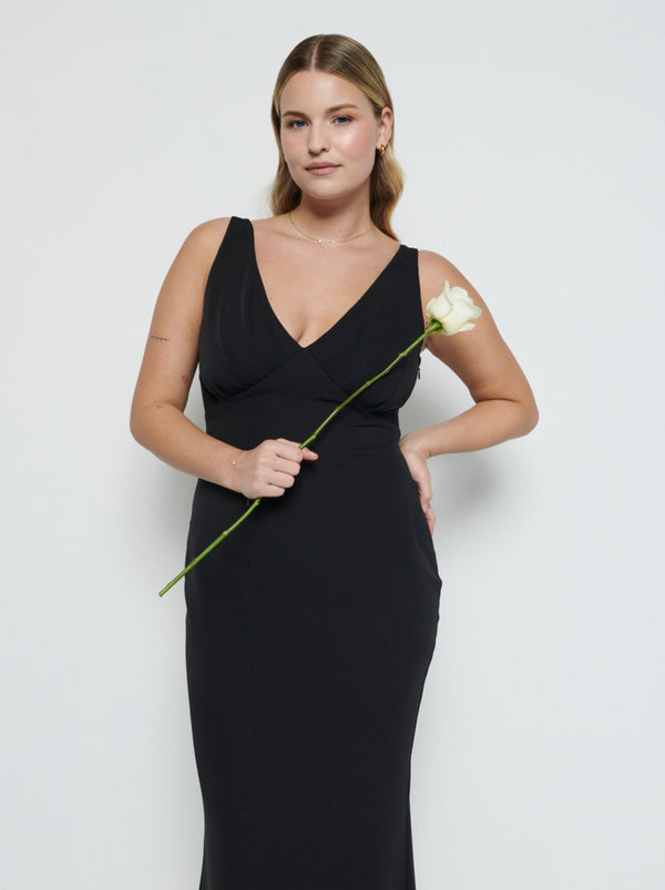 Pretty Lavish Esmee Crepe Maxi Bridesmaid Dress