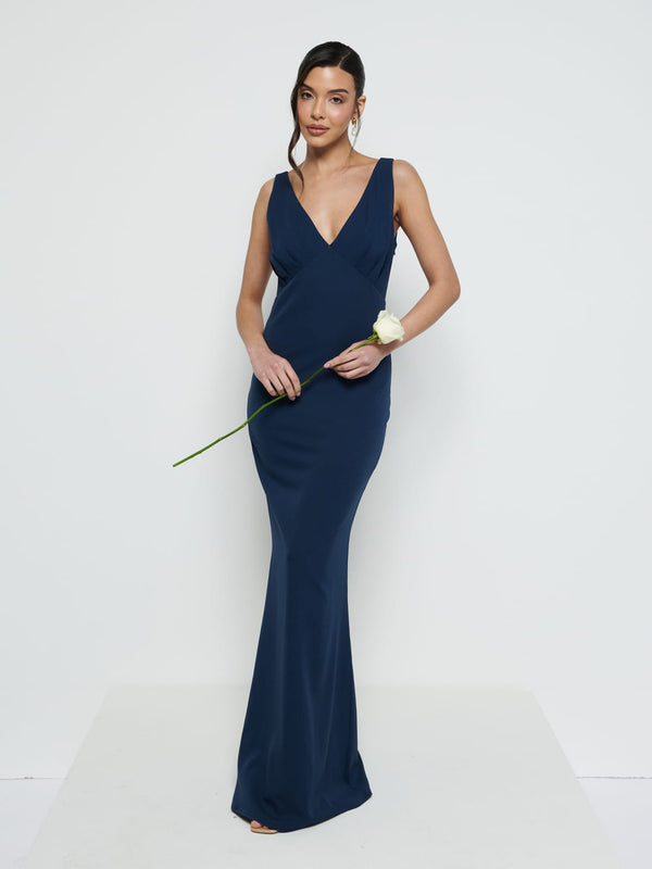 Pretty Lavish Esmee Crepe Maxi Bridesmaid Dress
