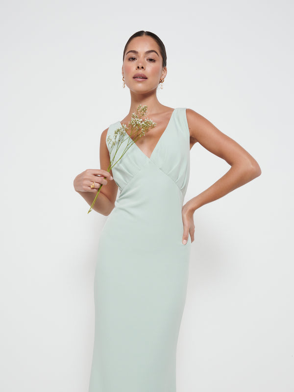 Pretty Lavish Esmee Crepe Maxi Bridesmaid Dress