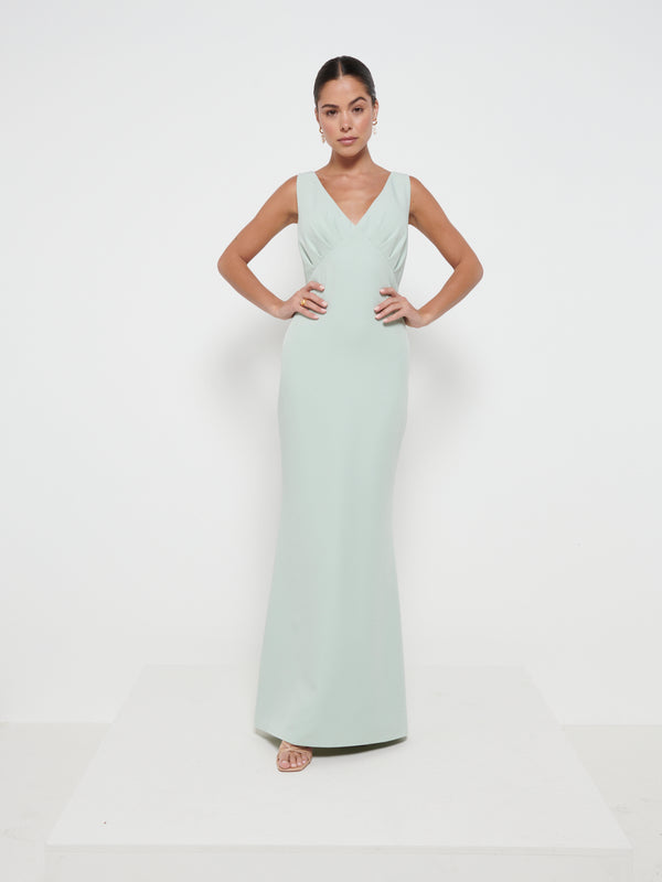 Pretty Lavish Esmee Crepe Maxi Bridesmaid Dress