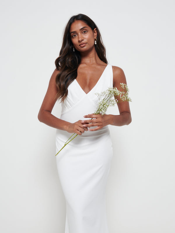 Pretty Lavish Esmee Crepe Maxi Dress
