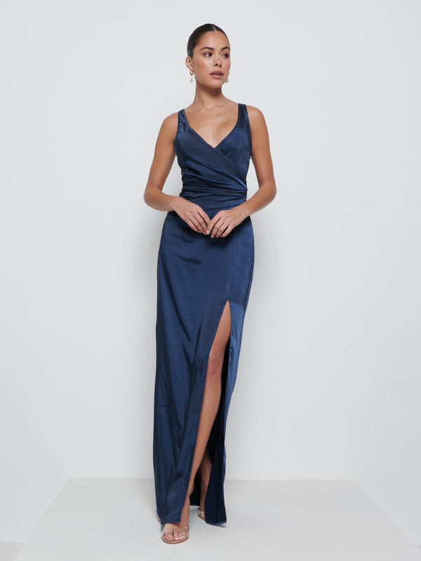 Pretty Lavish Esmee Wrap Maxi Bridesmaid Dress