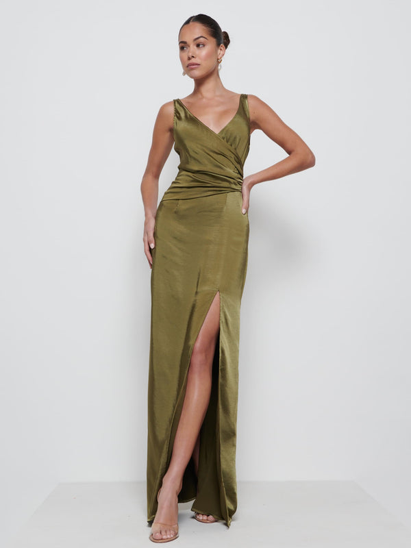 Pretty Lavish Esmee Wrap Maxi Bridesmaid Dress