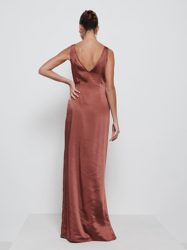 Pretty Lavish Esmee Wrap Maxi Bridesmaid Dress