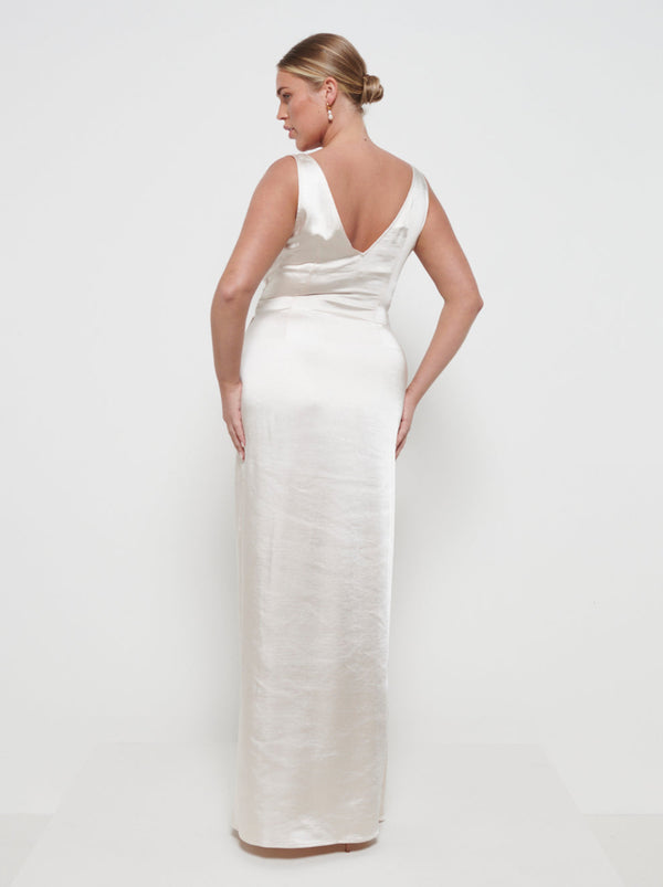 Pretty Lavish Esmee Wrap Maxi Bridesmaid Dress