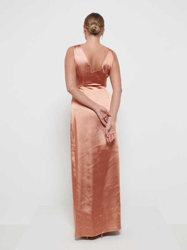 Pretty Lavish Esmee Wrap Maxi Bridesmaid Dress
