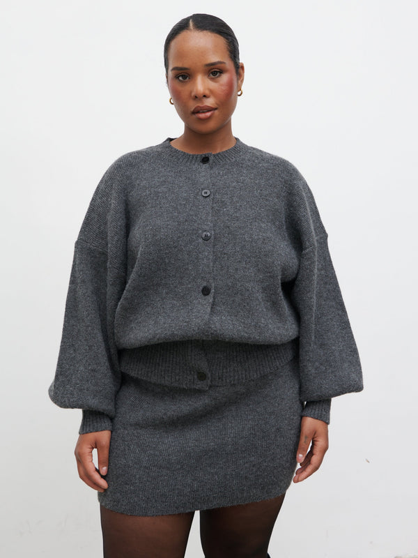 Pretty Lavish Etta Knit Bomber Curve