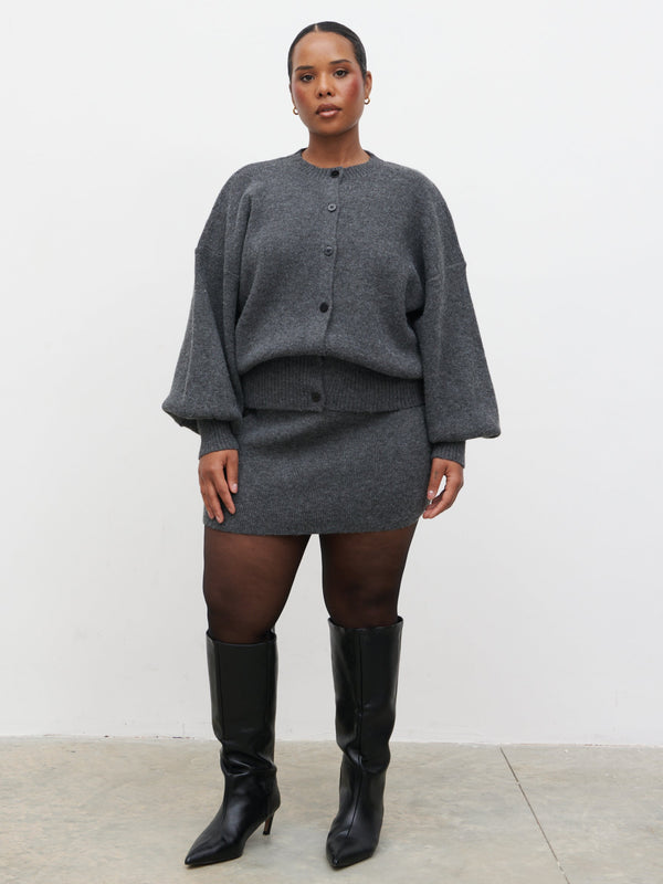 Pretty Lavish Etta Knit Bomber Curve