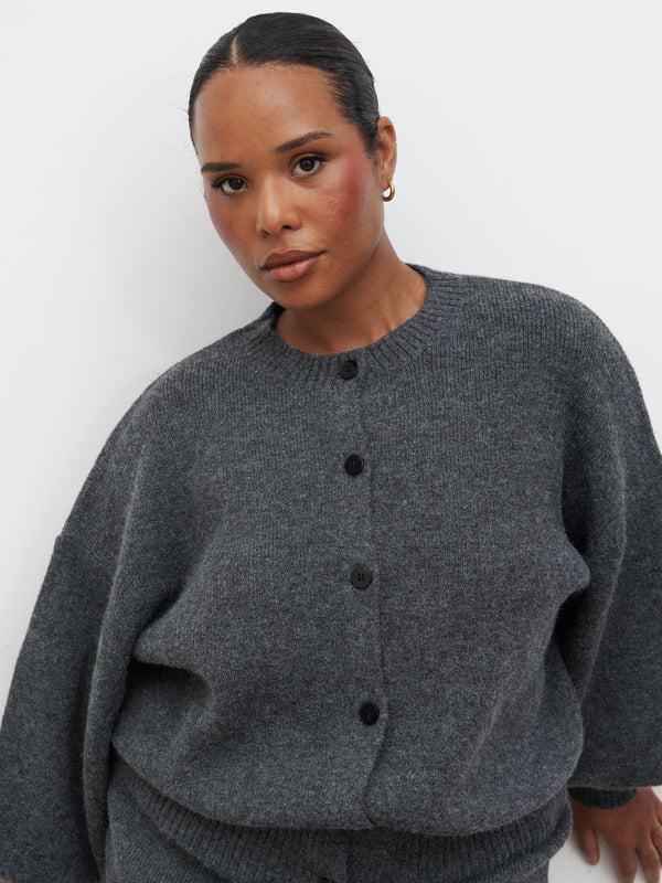 pretty lavish Etta Knit Bomber Curve