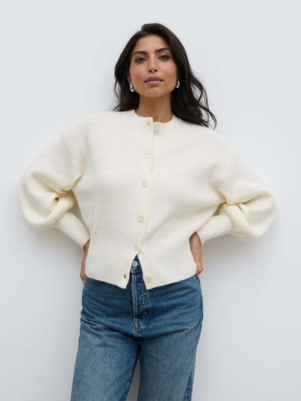 Pretty Lavish Etta Knit Bomber Jacket