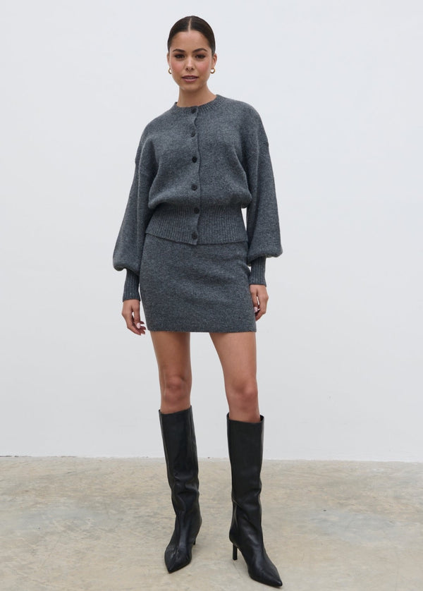 Pretty Lavish Etta Knit Bomber Jacket