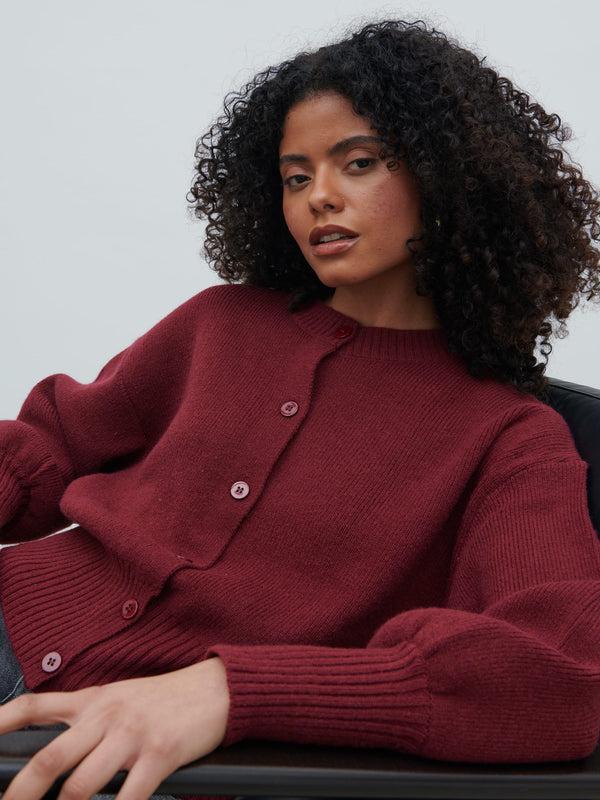 pretty lavish Etta Knit Bomber Jacket