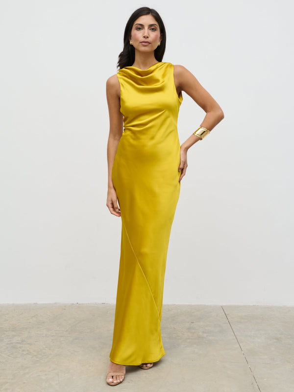 pretty lavish Everlee Cowl Maxi Dress