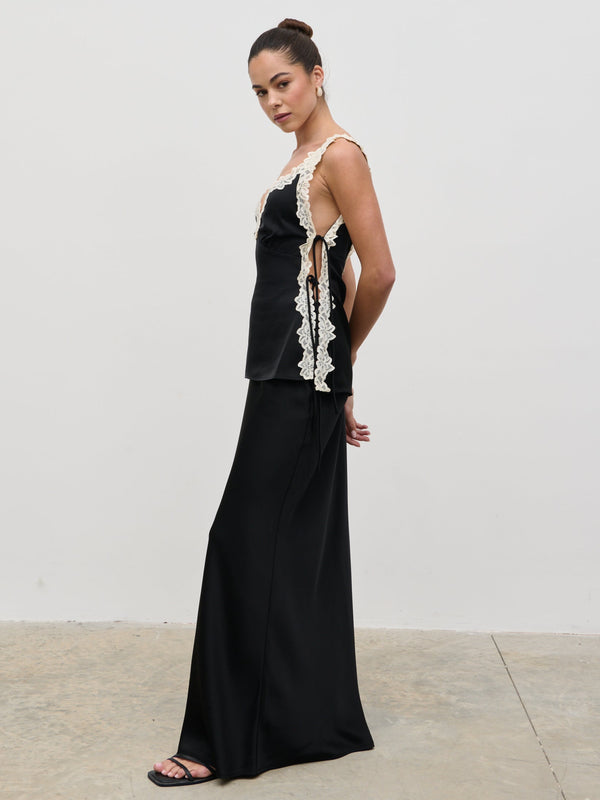 Pretty Lavish Franca Lace Insert Satin Cami Top