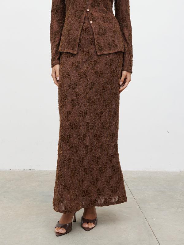 Pretty Lavish Francessca Lace Maxi Skirt