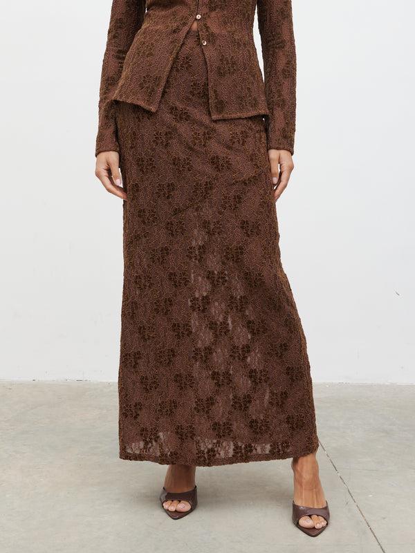 Pretty Lavish Francessca Lace Maxi Skirt
