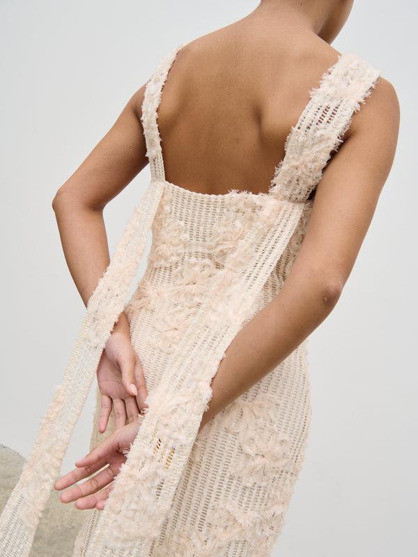 Pretty Lavish Gigou Crochet Floral Maxi Dress