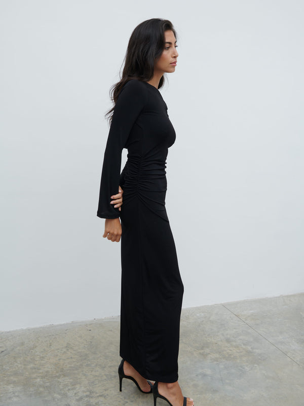 Pretty Lavish Hadley Cowl Back Jersey Maxi Dress